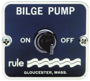 Rule Bilge Pump On/Off Switch Panel