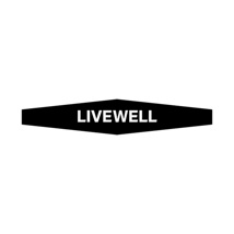 ACTUATOR KNOB DECAL BLACK/WHITE "LIVEWELL"