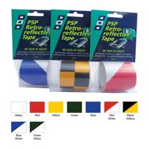 Retro Reflective Tape - 2 roll pack White 25mm x 2.5M