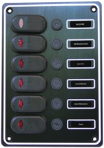 Switch Panel 6 Gang