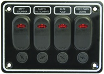 Switch Panel 4 Gang