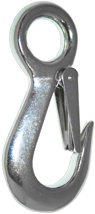 Snap Hook Solid S/S 100mm