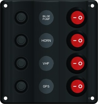 Switch Panel &CB's 4 Sw