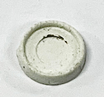 WHITE Screw Covers -Hatch