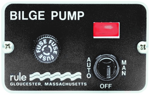 Rule 24v Deluxe Bilge Pump Switch Panel  3 Way