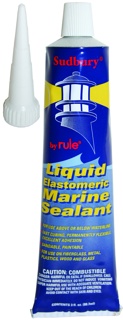 Sudbury Elastomeric Marine Sealant, Clear Liquid 88ml tube