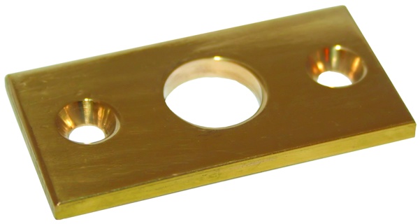 R/Lock Plate Flat Brs 3/8