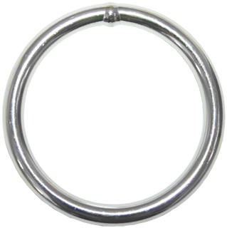 Round Ring S/S 6 x 40mm