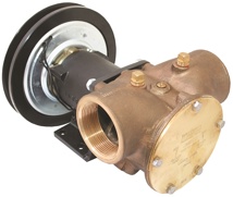 Jabsco Pump Bronze 12v Electro Clutch 2A Pulley 2" BSP