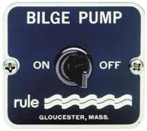 Rule Bilge Pump On/Off Switch Panel