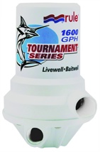 Rule Tournament 1600 Dual Port Livewell Pump 1600GPH