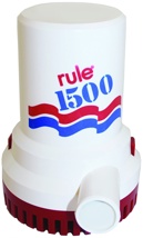 Rule 24v 1500 Bilge Pump, Submersible 1500GPH