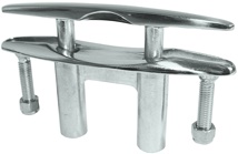 Cleat Pull-up, Flush, 316 Stainless Steel 160mm Overall Length