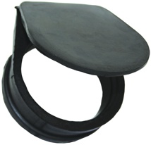 Exhaust Guard, Rubber Flap, Small 60-80mm