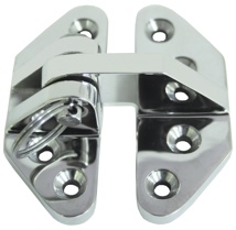 Seperating Hinge, Hatch, 316 Stainless Steel, 63mm x 75mm