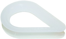 Thimble -White Nylon 12mm