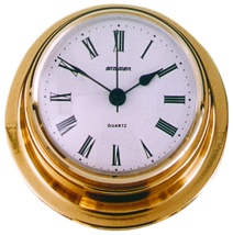 Clock Std Brass 70mm