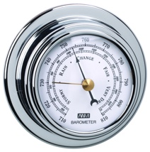 Barometer CP Brass 70mm