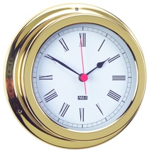 Clock Brass Std 120mm
