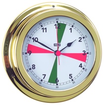 Clock RS Zone Brass 120mm