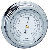 Barometer CP Brass 120mm